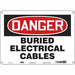 Safety Sign 10 inx14 in Aluminum