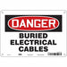 Safety Sign 7 inx10 in Polyethylene