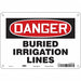 Safety Sign 7 in x 10 in Aluminum