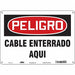 Safety Sign 10 in x 14 in Aluminum