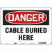 Safety Sign 10 in x 14 in Aluminum