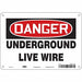 Safety Sign 7 in x 10 in Polyethylene