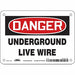 Safety Sign 5 inx7 in Vinyl