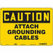 Safety Sign 10 in x 14 in Aluminum