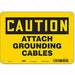 Safety Sign 7 in x 10 in Polyethylene