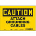 Safety Sign 7 in x 10 in Vinyl