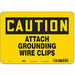Safety Sign 7 in x 10 in Aluminum