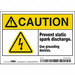 Safety Sign 3.5in x 5in Vinyl