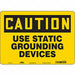 Safety Sign 10 in x 14 in Polyethylene
