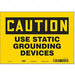 Safety Sign 7 inx10 in Vinyl