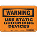Danger Sign 7 in x 10 in Aluminum