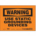 Safety Sign 5 in x 7 in Vinyl