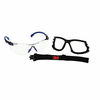 Glasses Gray Lens Anti-Fog Clear Frame