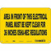 Safety Sign 7 in x 10 in Aluminum
