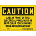 J6945 Safety Sign 5 inx7 in Vinyl
