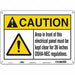 Safety Sign 10 in x 14 in Aluminum