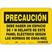 Safety Sign 7 in x 10 in Polyethylene