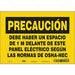 Safety Sign 7 in x 10 in Vinyl