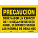 Safety Sign 10 in x 14 in Vinyl