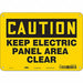 Safety Sign 7 inx10 in Polyethylene