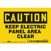 Safety Sign 3 1/2 inx5 in Vinyl