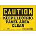 Safety Sign 5 inx7 in Vinyl
