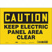 Safety Sign 7 inx10 in Vinyl
