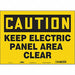 Safety Sign 10 inx14 in Vinyl