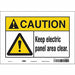 Safety Sign 7 inx10 in Vinyl