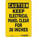 Safety Sign 10 inx7 in Polyethylene