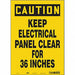 Safety Sign 14 inx10 in Vinyl