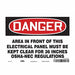 Safety Sign 7 in x 10 in Aluminum