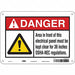 Safety Sign 7 in x 10 in Polyethylene