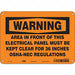 Safety Sign 7 in x 10 in Aluminum