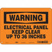 Safety Sign 7 in x 10 in Aluminum