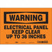 Safety Sign 7 inx10 in Vinyl