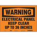Safety Sign 10 inx14 in Vinyl