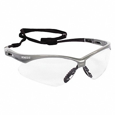 Safety Glasses Anti-Fog Silver Nemesis