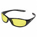 Safety Glasses Scratch-Resistant Black