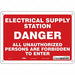 Safety Sign 7 in x 10 in Aluminum