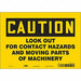Safety Sign 7 inx10 in Vinyl