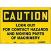 Safety Sign 10 inx14 in Vinyl