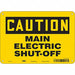 Safety Sign 7 in x 10 in Aluminum