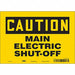 Safety Sign 7 in x 10 in Vinyl
