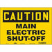 Safety Sign 10 in x 14 in Vinyl