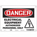 Safety Sign 7 in x 10 in Aluminum