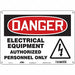 Safety Sign 10 inx14 in Aluminum