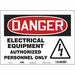 Safety Sign 10 inx14 in Vinyl