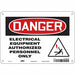 Safety Sign 7 in x 10 in Polyethylene