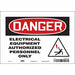 Safety Sign 7 in x 10 in Vinyl